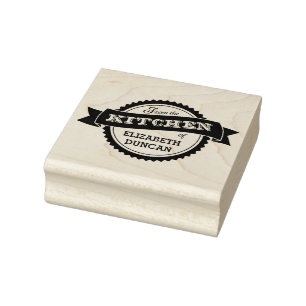 Starburst Seal Kitchen Name Stamp