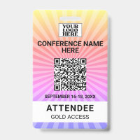 Starburst Sunshine Conference Event Badge