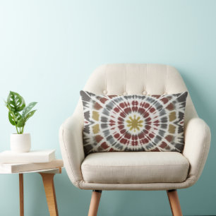 Starburst Tie Dye Lumbar Pillow