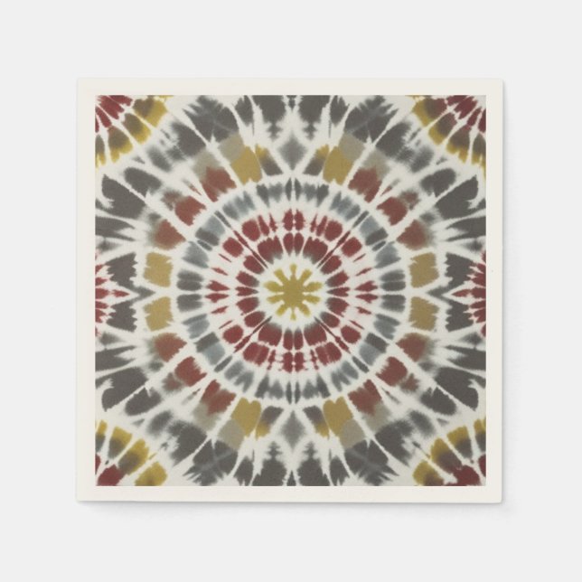 Starburst Tie Dye Napkin (Front)