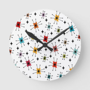 Starbursts and Stars  Round Clock