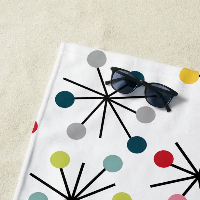 Starbursts Beach Towel (In Situ)