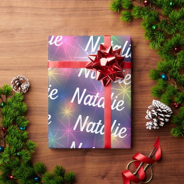 Starbursts Personalized Gift Paper (Holiday Gift)
