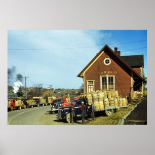 Starch Mill Standstill, 1940 Poster