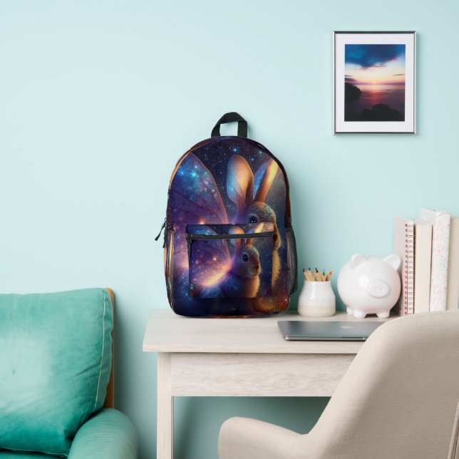 Stardust Bunny Printed Backpack (Insitu)