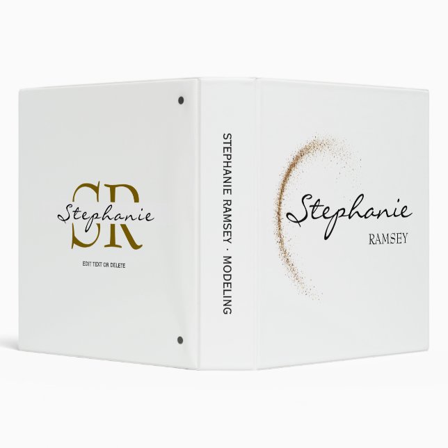 Stardust Designer Portfolio Binder | Models Actors (Background)