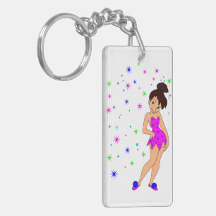STARDUST FAIRY GIRL KEYCHAIN