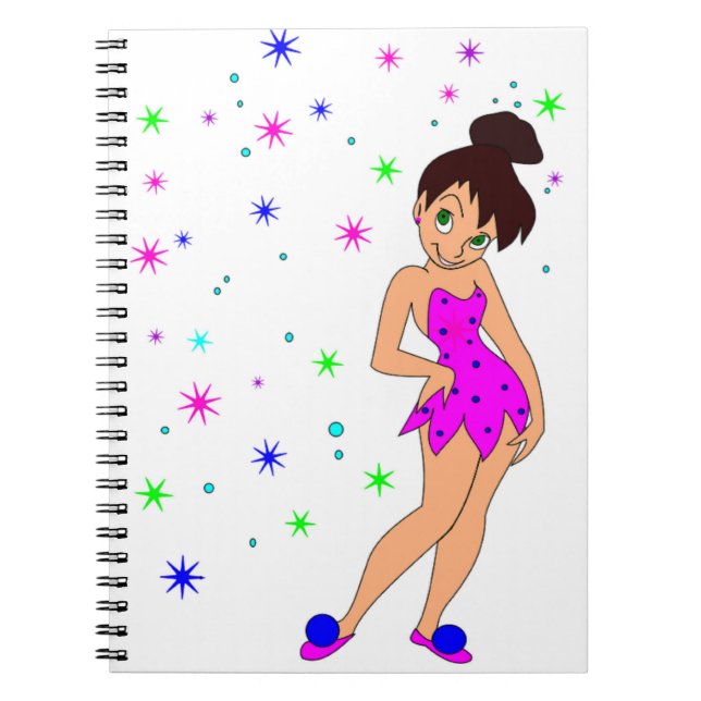 STARDUST FAIRY GIRL NOTEBOOK (Front)