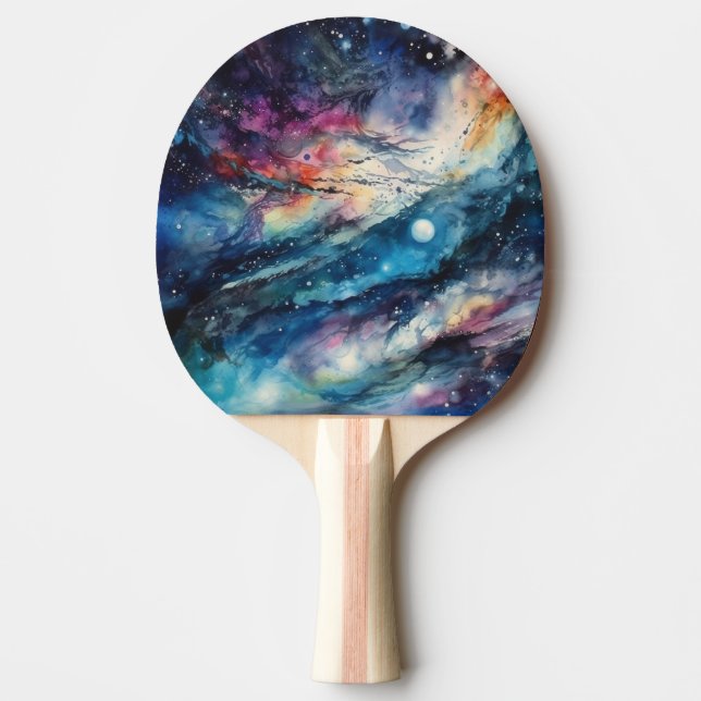 Stardust Galaxy Ping Pong Paddle (Front)