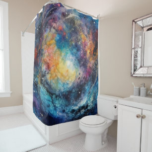 Stardust Galaxy Shower Curtain