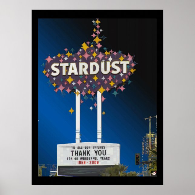 Stardust Las Vegas Vector Graphic Poster #14 (Front)