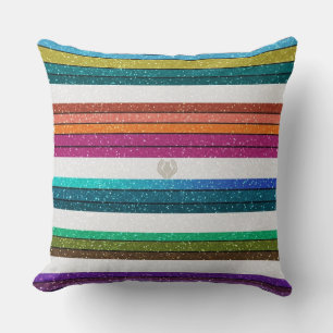 Stardust Mid Century Modern  Throw Pillow