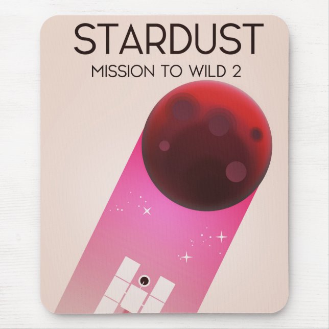 Stardust Mission to Comet Wild 2 Mouse Pad (Front)