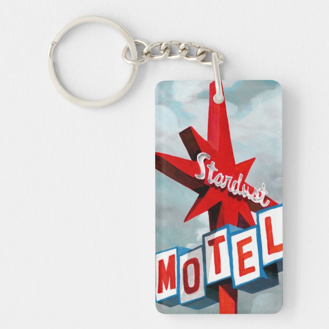 Stardust Motel Sign Keychain (Front)