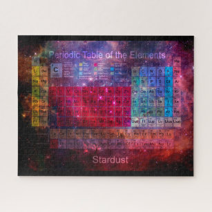 Stardust Periodic Table Jigsaw Puzzle