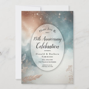Stardust Skies Anniversary Party Invitation