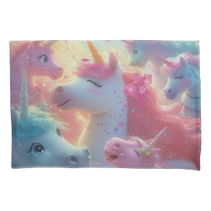 Stardust Unicorn Gala  Pillowcase