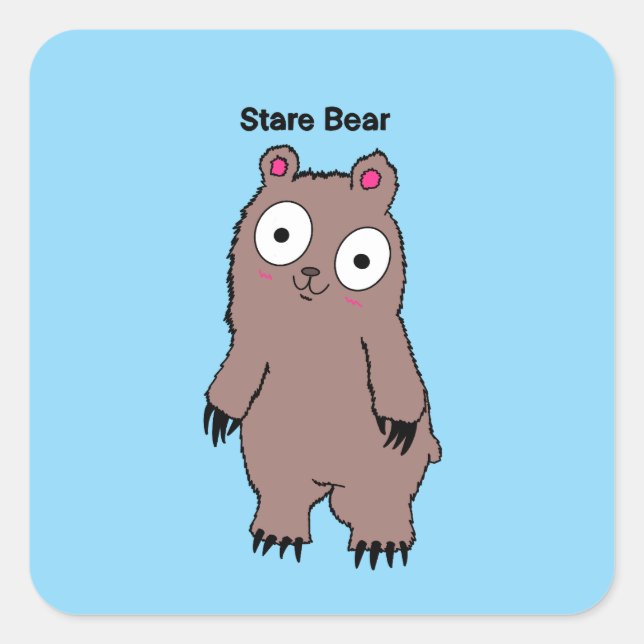 Stare Bear Sticker (Front)