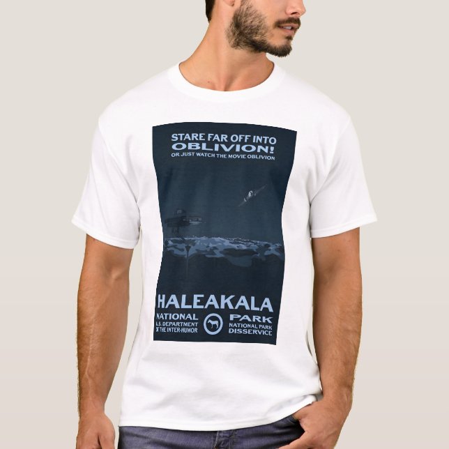 Stare Off Into Oblivion! - Haleakala National Park T-Shirt (Front)