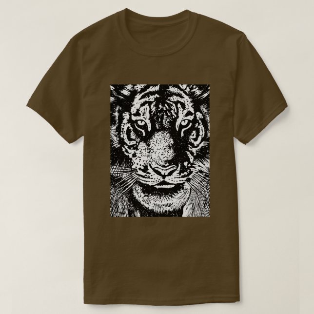 Stare tiger head T-Shirt (Design Front)