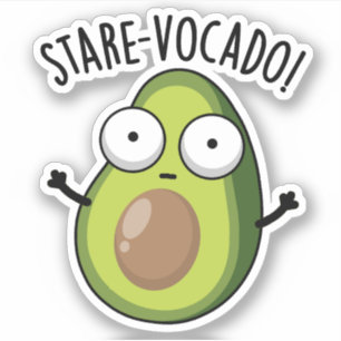 Stare-vocado Funny Avocado Pun 