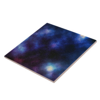 Starfield Space, night sky with many stars Tile