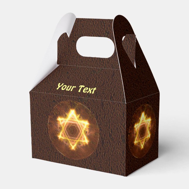 Starfire Fractal Favor Box (Front Side)