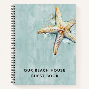 Starfish "1" Beach House Guest Book