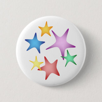 Starfish 2 Inch Round Button