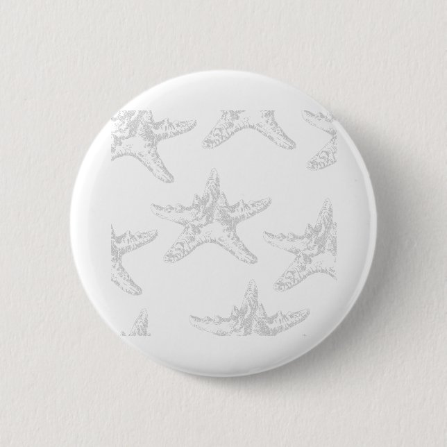 Starfish 2 Inch Round Button (Front)
