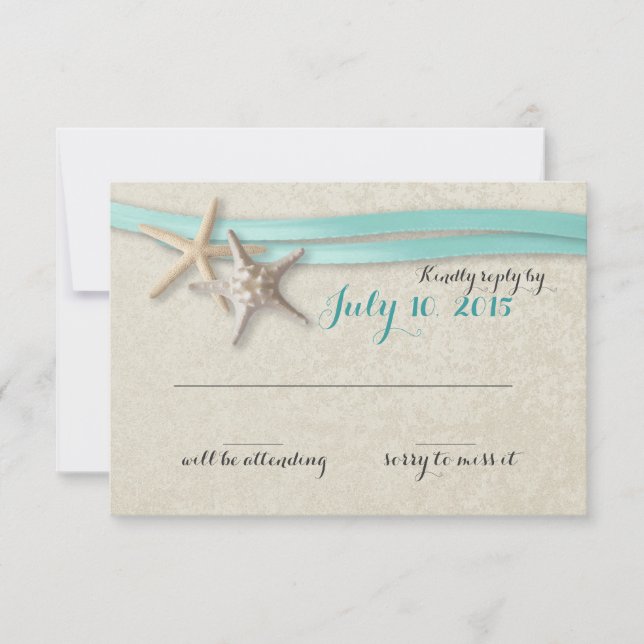 Starfish and Aqua Ribbon Beach Response (Front)