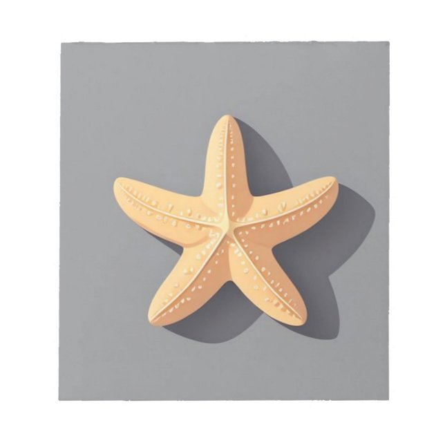 Starfish and Its Shadow Notepad (Front)