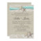 Starfish and Lace Rustic Beach Aqua Wedding