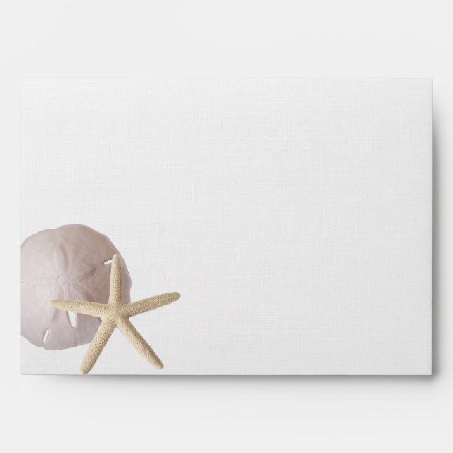 Starfish and Sand Dollar Envelopes (Front)