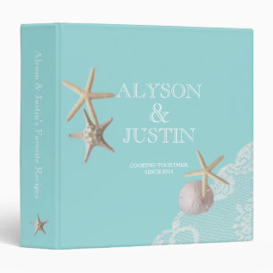 Starfish and Sand Dollar Recipes Binder