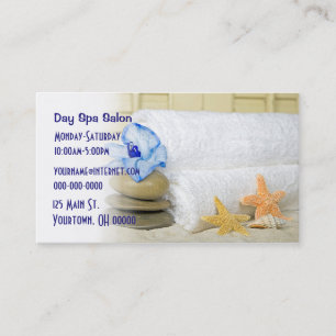 Starfish and Spa Stones Business Card