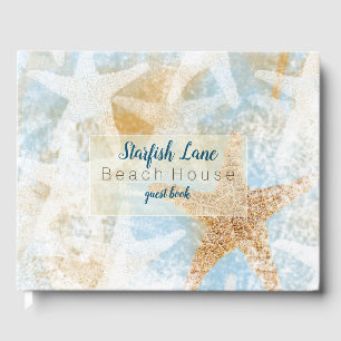 Starfish Artwork Vacation Rental Guest Book