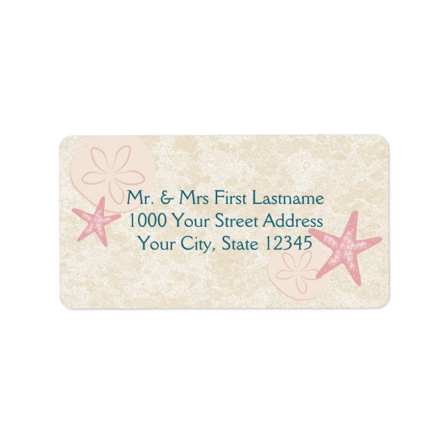 Starfish Beach Address Label (Front)