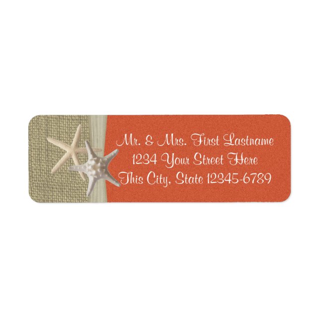 Starfish Beach et Burlap Coral (Devant)