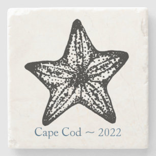Starfish Beach Souvenir Customize Graphic Coaster