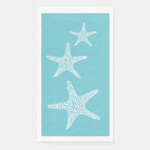 Starfish beach  summer nautical  design napkin