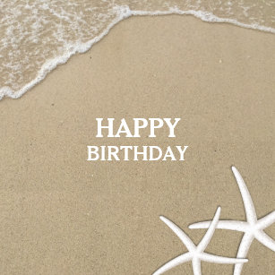Get Happy birthday images beach theme Free HD