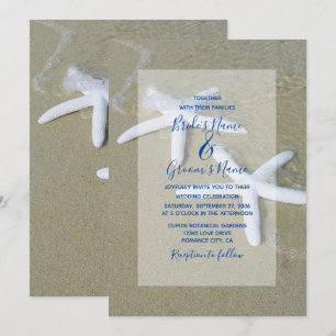 Starfish Beach Wedding Invitations
