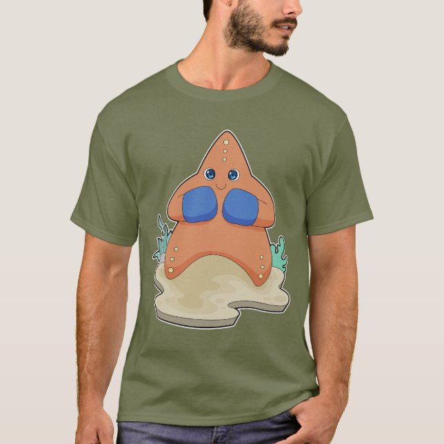 Starfish Boxer Boxing gloves Boxing T-Shirt (Front)