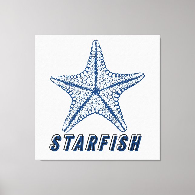 Starfish  canvas print (Front)