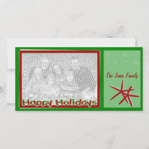 Starfish Christmas Photo Card