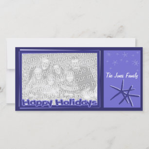Starfish Christmas Photo Card