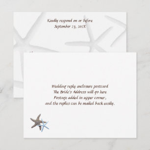 Starfish Couple Easy Mariage Répondre Cartes posta
