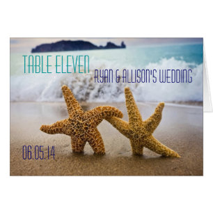 Starfish Couple Table Seating Card