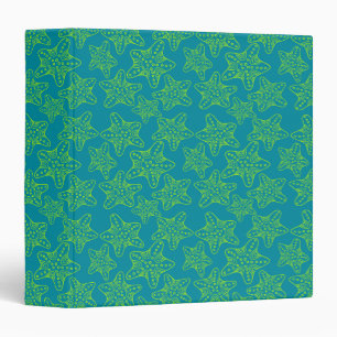 Starfish Crowd Pattern Binder